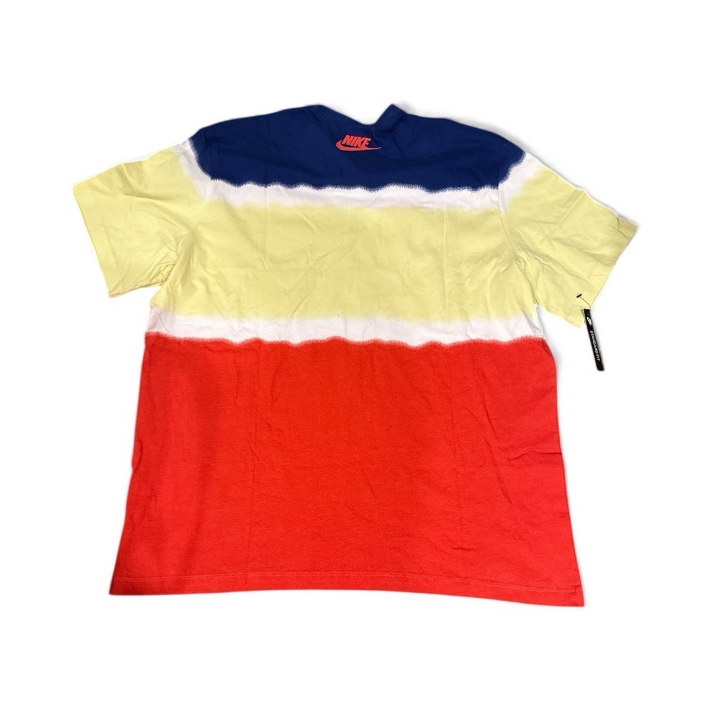 NIKE Blue red and  Yellow Graphic T-Shirt men’s - Picture 3 of 3